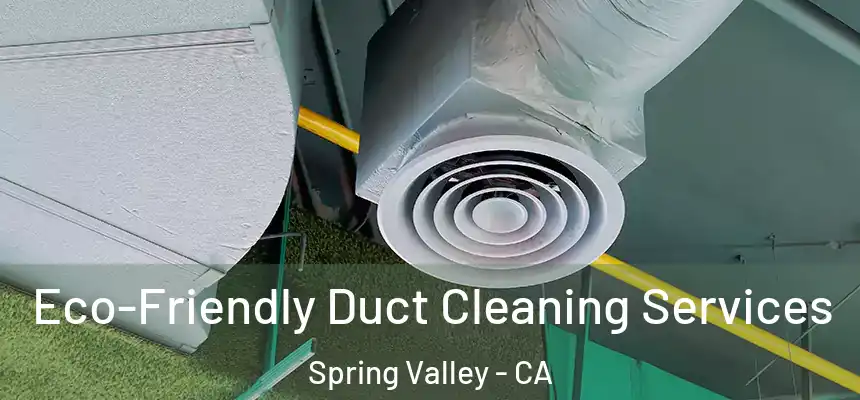Eco-Friendly Duct Cleaning Services Spring Valley - CA