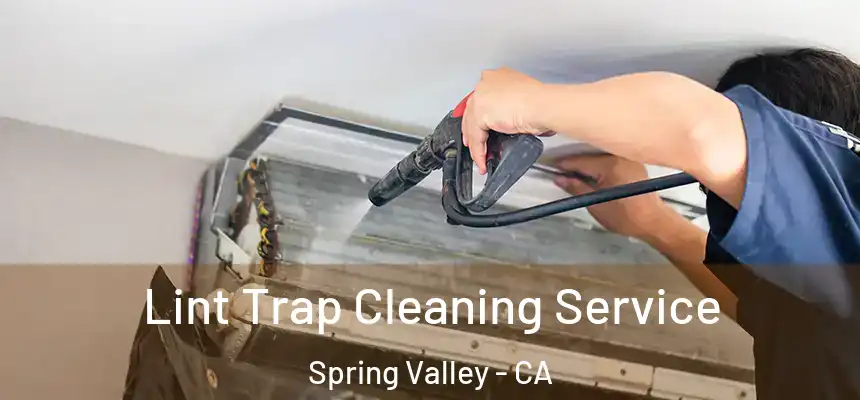 Lint Trap Cleaning Service Spring Valley - CA
