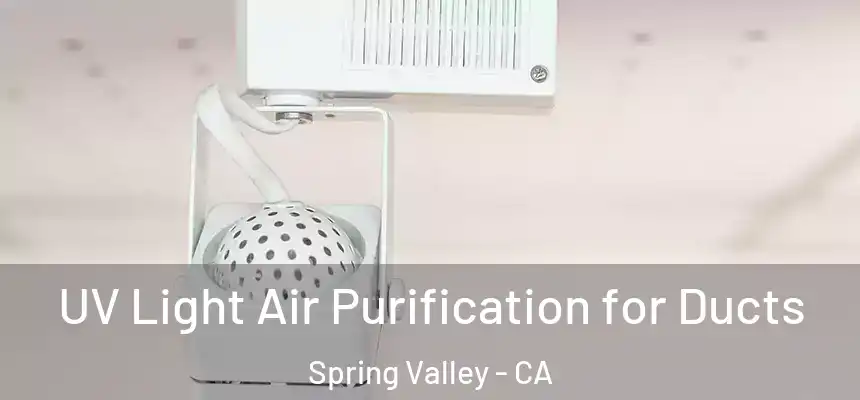  UV Light Air Purification for Ducts Spring Valley - CA