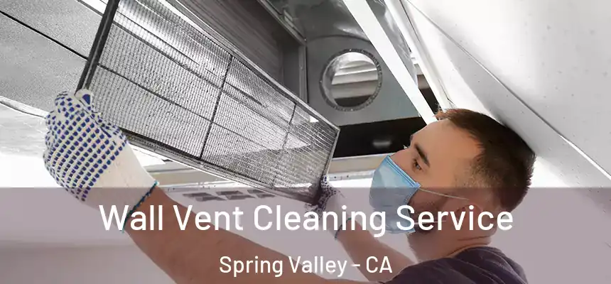 Wall Vent Cleaning Service Spring Valley - CA